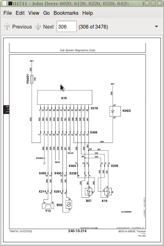 John Deere 6420 Radio Wiring Diagram - Wiring Diagram and Schematic